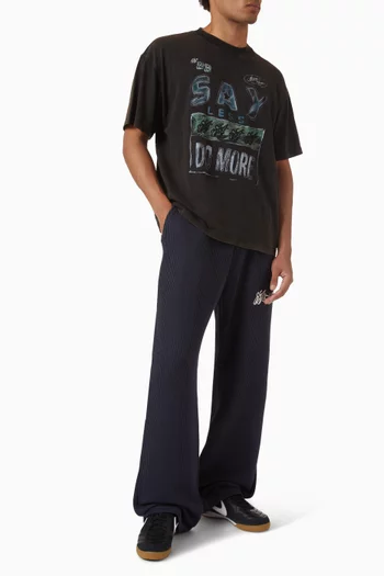 Say Less Do More T-shirt in Cotton