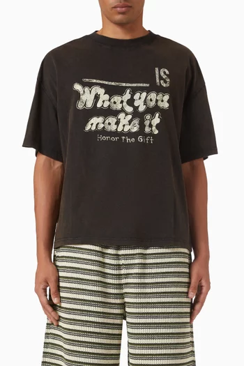 What You Make It T-shirt in Cotton