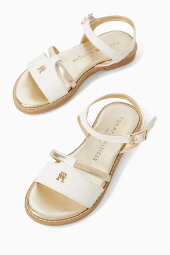 Double-strap Buckle Sandals