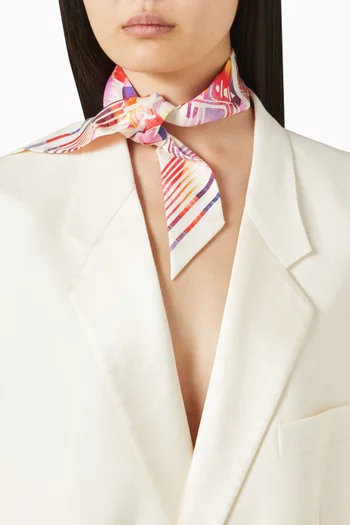 وشاح إكس لايبرس ماربل تويلي حرير غير مستعمل