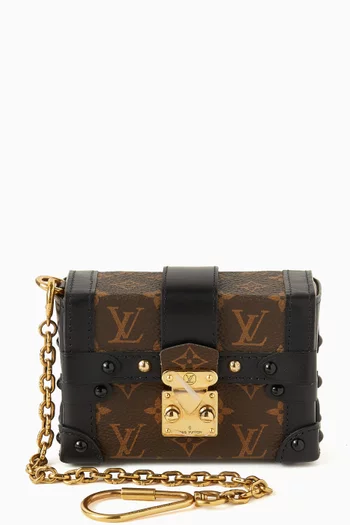 حقيبة مال صغيرة قنب بنقشة بشعار الماركة