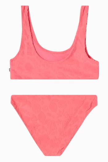 Nola Citrus-print Bikini Set