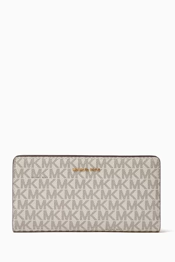 Large Bryant Signature Logo Wallet in Coated Canvas