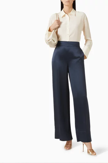 Dijon Pants in Silk-satin