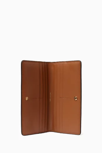 Large Bryant Snap Wallet in Coated Canvas