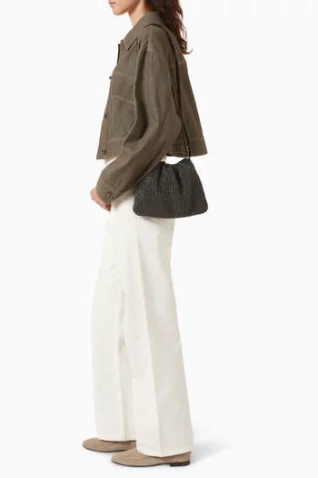 Riding Crossbody Bag in Leather