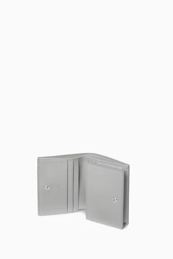 محفظة صغيرة جلد لامع بنقشة شعار حرفي GG 