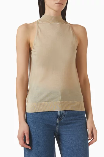 Fargherita Top in Wool-blend