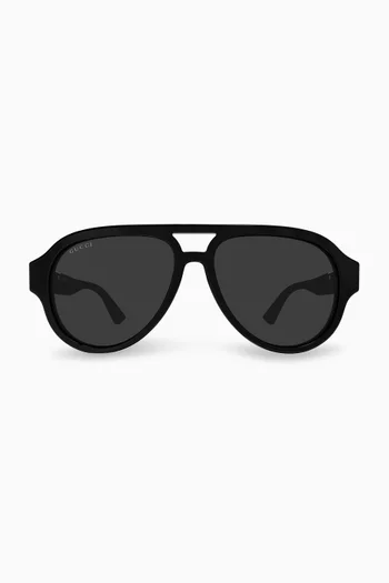 Aviator Sunglasses in Acetate