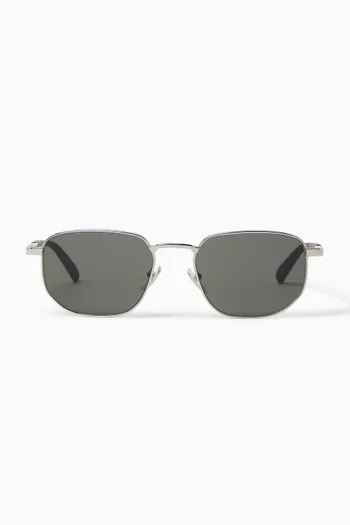 Square Sunglasses in Metal