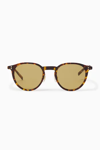 Round Sunglasses in Metal