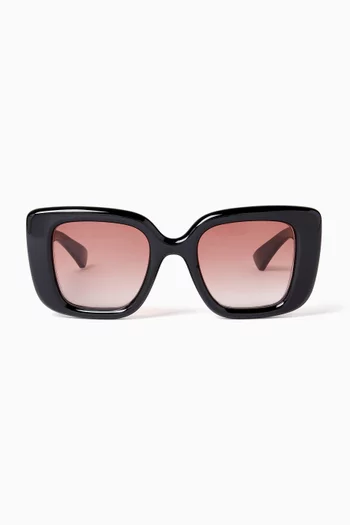 Butterfly-frame Sunglasses in Acetate
