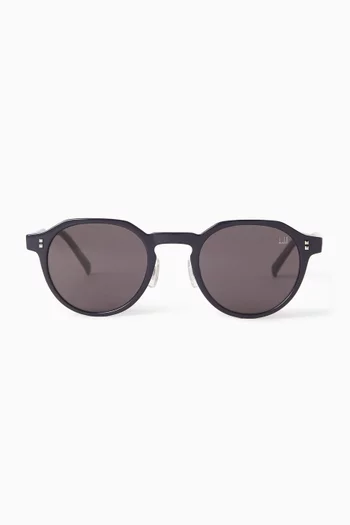 Round Sunglasses in Acetate