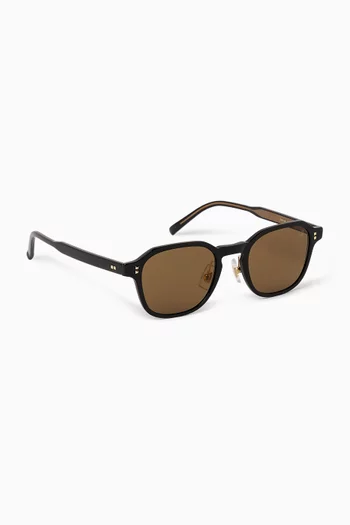 Round Sunglasses in Acetate