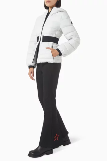 Magnolia Hooded Short Down Jacket