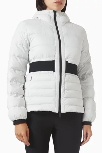 Magnolia Hooded Short Down Jacket