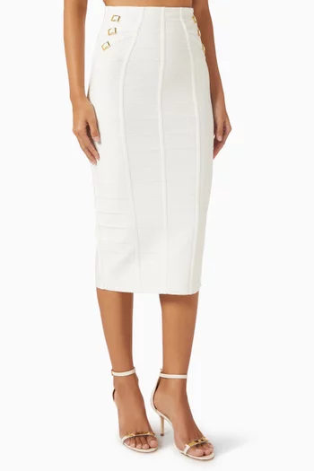 3D Knit Pencil Skirt