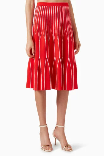 Knit Skirt in Viscose Blend