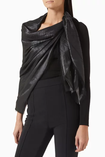 Foulard in Lurex-viscose