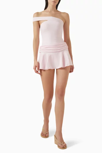 Cotton Jersey Asymmertical Top
