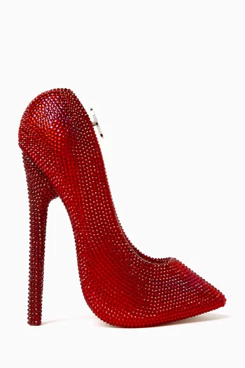 Stiletto Carrie Crystal-embellished Novelty Handbag