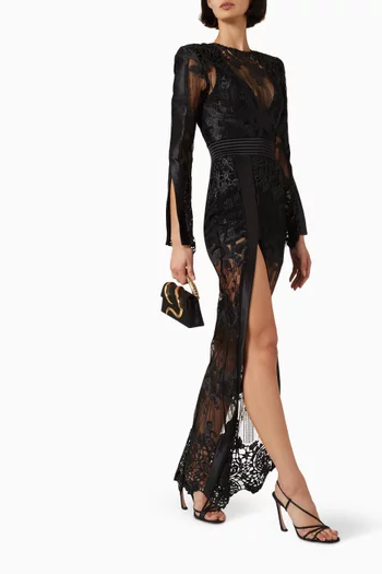 Violets & Music Gown in Lace