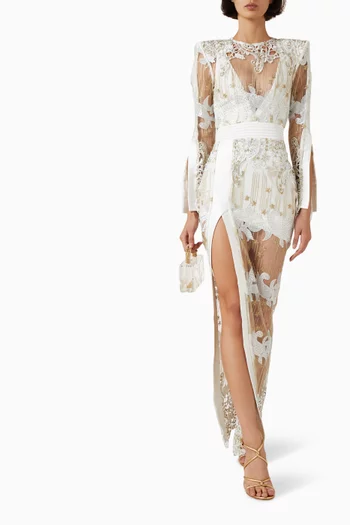 Violets & Music Gown in Lace