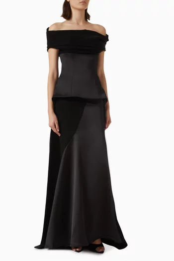 Peplum Bustier Dress