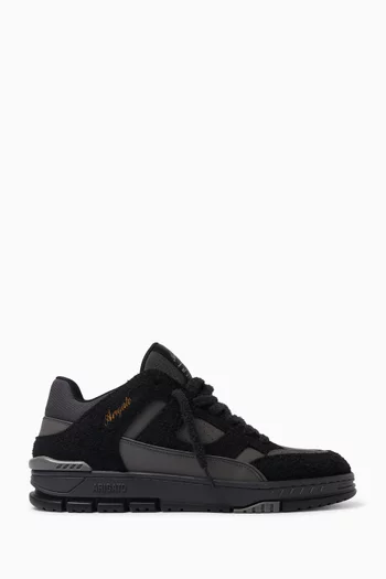 Area Lo Fluffy Sneakers in Leather & Suede