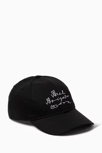 Scribble London Cap in Cotton