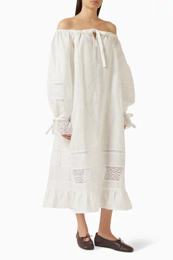 Romantica Lounge Dress in Linen