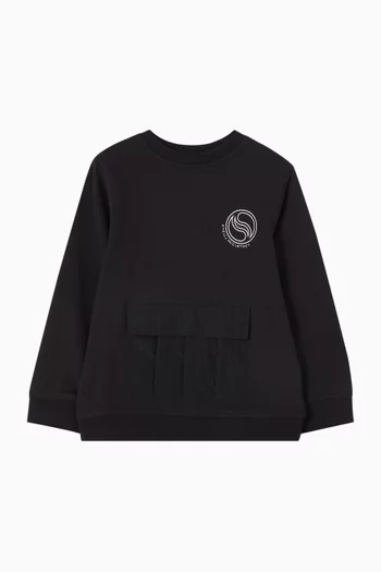 Logo Pocket Sweatshirt