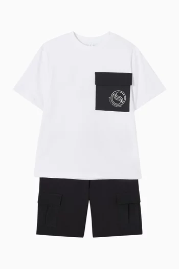 Logo-print T-shirt in Cotton