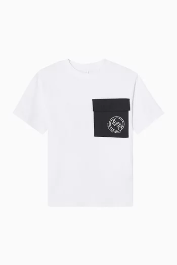 Logo-print T-shirt in Cotton