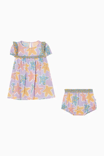 Starfish-print Dress