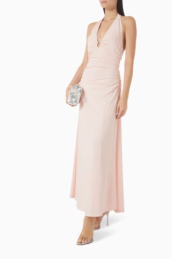 Amelia Halter Midi Dress