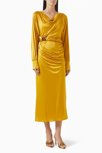 Zerbino Wrap Dress in Jersey