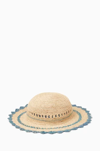 India Straw Beach Hat