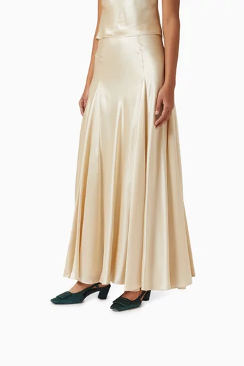 Belle Vivier Slingback 45 Pumps in Satin