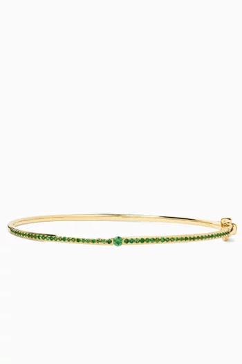 Zeus Tsavorite Pavé Bracelet in 18kt Gold