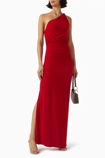 Celele One-shoulder Dress in Jersey