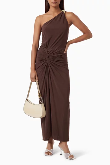 Canoa Twist Dress in Jersey