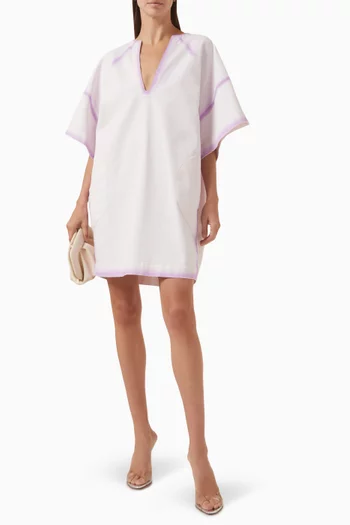 Cocoon Mini Dress in Denim