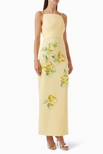 Boat Neck Maxi Dress