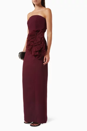 Strapless Gown in Crepe