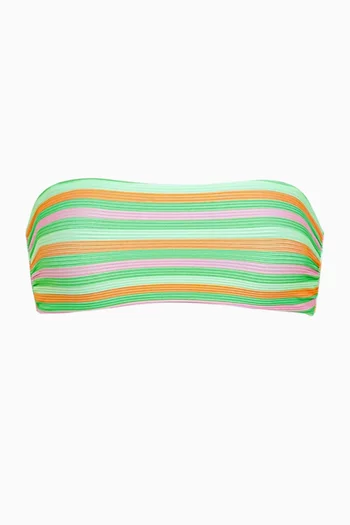 Tiffany Bandeau Reversible Bikini Top
