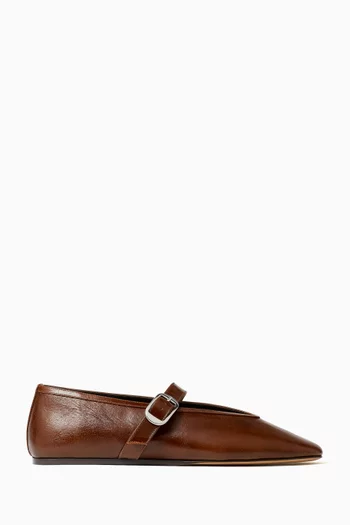 Stella Ballerina Flats in Leather