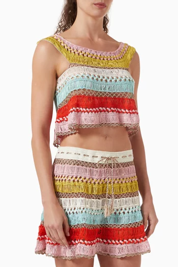 Cleo Hand-crocheted Top