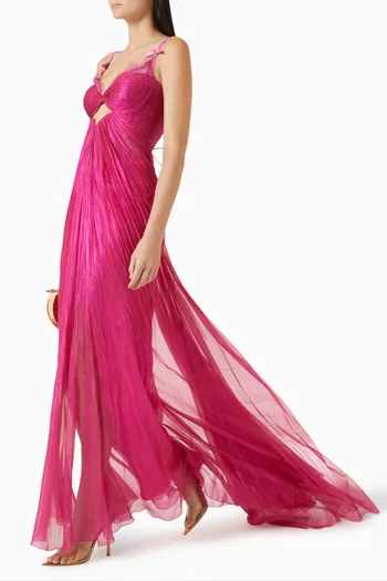 Quiana X Gown in Silk Mousseline
