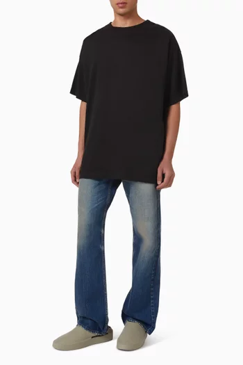 Clean Neck T-shirt in Cotton-blend